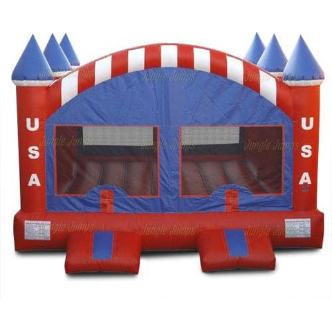 Jungle Jumps Inflatable Bouncers USA Giant Bounce by Jungle Jumps 781880203858 BH-2218-D USA Giant Bounce by Jungle Jumps SKU #BH-2218-D