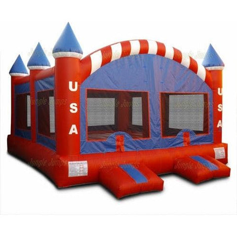 Jungle Jumps Inflatable Bouncers USA Giant Bounce by Jungle Jumps 781880203858 BH-2218-D USA Giant Bounce by Jungle Jumps SKU #BH-2218-D