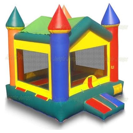 Jungle Jumps Inflatable Bouncers V-Roof Castle II by Jungle Jumps V-Roof Castle II by Jungle Jumps SKU #BH-1204-B/BH-1204-C