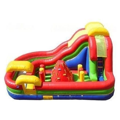 Jungle Jumps Water Parks & Slides 13'H Inside Obstacle Course & Slide II by Jungle Jumps 781880215622 IN-OC114-A 13'H Inside Obstacle Course & Slide II by Jungle Jumps SKU#IN-OC114-A