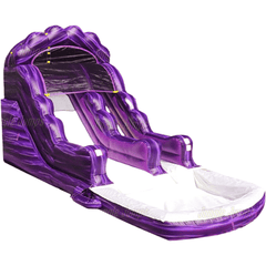 Jungle Jumps Water Parks & Slides 14'H Wave Purple Black Marble w Pool by Jungle Jumps 781880263135 SL-1419-M 14'H Wave Purple Black Marble w Pool by Jungle Jumps SKU# SL-1419-M