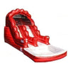 Image of Jungle Jumps Water Parks & Slides 14'H Wave Red Black Marble w Pool by Jungle Jumps 781880279709 SL-1418-M 14'H Wave Red Black Marble w Pool by Jungle Jumps SKU#SL-1418-M