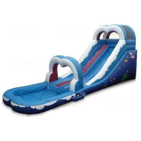 Jungle Jumps Water Parks & Slides 16'H Double Arch Slide by Jungle Jumps 781880279686 SL-7015-A 16'H Double Arch Slide by Jungle Jumps SKU#SL-7015-A