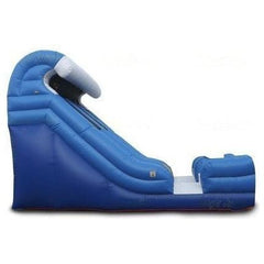 16'H Wave Double Slide with Splash Pool by Jungle Jumps