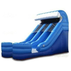 Jungle Jumps Water Parks & Slides 16'H Wave Double Slide with Splash Pool by Jungle Jumps 781880279693 SL-1217-A 16'H Wave Double Slide with Splash Pool by Jungle Jumps SKU#SL-1217-A