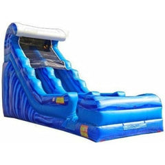 Jungle Jumps Water Parks & Slides 18'H Aqua Tide Wave Splash Pool Slide by Jungle Jumps 781880263029 SL-1231-B 18'H Aqua Tide Wave Splash Pool Slide by Jungle Jumps SKU# SL-1231-B