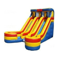 18'H Double Bay Water Slide by Jungle Jumps