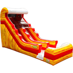 Jungle Jumps Water Parks & Slides 18'H Fire Tide Wave Slide by Jungle Jumps 781880263166 SL-1232-B 18'H Fire Tide Wave Slide by Jungle Jumps SKU# SL-1232-B