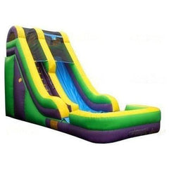 Jungle Jumps Water Parks & Slides 18'H Green Straight Waterslide by Jungle Jumps 781880279716 SL-WS151-B 18'H Green Straight Waterslide by Jungle Jumps SKU#SL-WS151-B