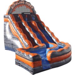 Jungle Jumps Water Parks & Slides 18'H Lava Rippling Tide Slide with Splash Pool by Jungle Jumps 781880266853 SL-1228-B 18'H Lava Rippling Tide Slide w/ Splash Pool by Jungle Jumps SL-1228-B