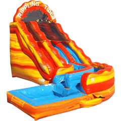 Jungle Jumps Water Parks & Slides 18'H Rippling Tide with Pool by Jungle Jumps 781880263036 SL-1266-B 18'H Rippling Tide with Pool by Jungle Jumps SKU# SL-1266-B