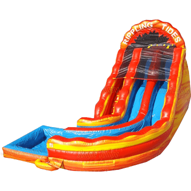 Jungle Jumps Water Parks & Slides 18'H Rippling Tide with Pool by Jungle Jumps 781880263036 SL-1266-B 18'H Rippling Tide with Pool by Jungle Jumps SKU# SL-1266-B