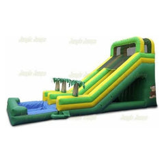 19'H High Jungle Palm Water Slide by Jungle Jumps