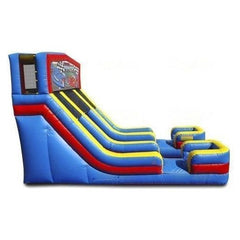 20'H Double Lane Module Slide Wet/Dry by Jungle Jumps