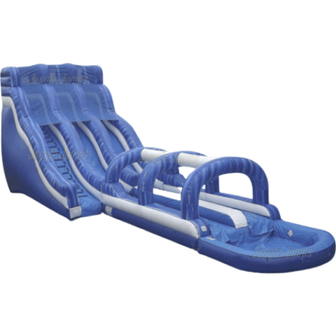 Jungle Jumps Water Parks & Slides 20'H Dual Lane with Slip & Slide by Jungle Jumps 781880266877 SL-WS142-C 20'H Dual Lane with Slip & Slide by Jungle Jumps SKU# SL-WS142-C