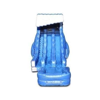 Jungle Jumps Water Parks & Slides 22'H Double Lane Raging Tides Slide by Jungle Jumps 20'H Double Lane Module Slide Wet/Dry by Jungle Jumps SKU#SL-1216-C
