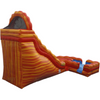 Image of Jungle Jumps Water Parks & Slides 22'H Fire Rippling Tide Slide with Splash Pool by Jungle Jumps 781880263173 SL-1229-D 22'H Fire Rippling Tide Slide with Splash Pool Jungle Jumps SL-1229-D