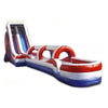Image of Jungle Jumps Water Parks & Slides 22'H USA Wet only Run N Splash by Jungle Jumps 781880299882 SL-1223-D 20'H Mighty Boulder Slide with Pool by Jungle Jumps SKU#SL-1445-C