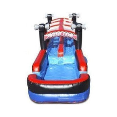 8'H Zippity Zip Run N Splash by Jungle Jumps
