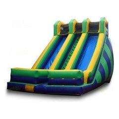 Jungle Jumps Water Parks & Slides SL-1126-M Double Lane Fun III by Jungle Jumps 781880217008 SL-1126-M 18'H Double Bay Water Slide by Jungle Jumps SKU#SL-1186-B