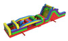 Image of Save on Commercial 60' Retro SUPER 2-Piece Rock Climb Obstacle Course
