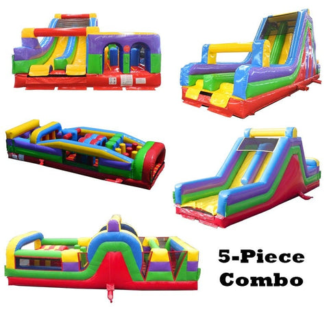 159' Retro BEAST Radical 5-Piece Obstacle Course