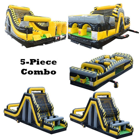 170' Venom BEAST 5-Piece Radical Obstacle Course Dual Climb