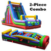 Image of 69' Retro SUPER 2-Piece 40' Rock Climb Obstacle Course