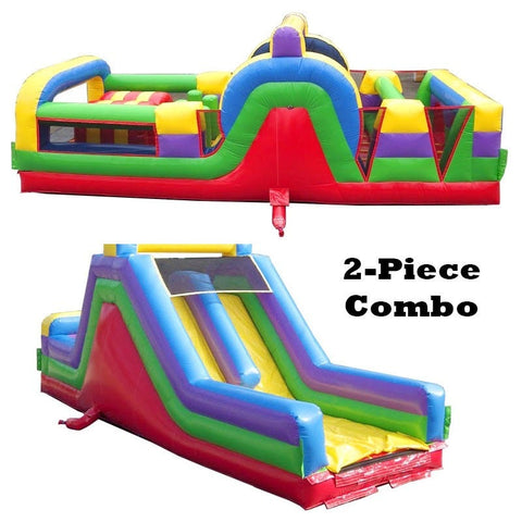 60' Retro SUPER 2-Piece Obstacle Course