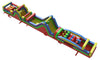 Image of Save on Inflatable 90' Retro MEGA 3-Piece Obstacle Course Climb