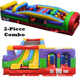 59' Retro SUPER 2-Piece Radical 7E Obstacle Course