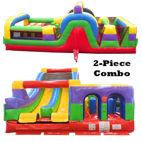 59' Retro SUPER 2-Piece Radical Obstacle Course