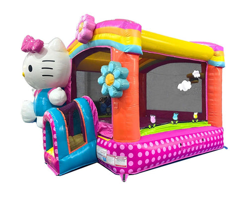 Hello Kitty® Commercial Bounce House with Blower by POGO Bounce House