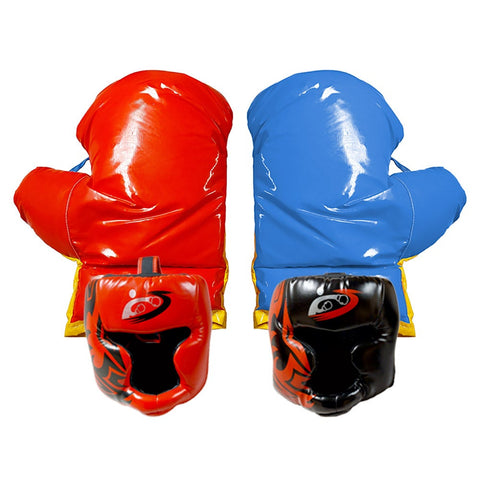 Oversized Boxing Gloves & Headgear Set