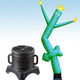 12' Inflatable Tube Man with Blower - Green Arrow