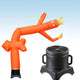 12' Inflatable Tube Man with Blower - Orange Arrow
