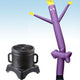12' Fly Guy Inflatable Tube Man with Blower - Purple Arrow