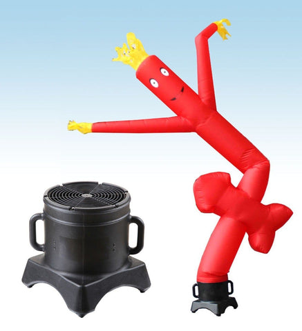 12' Inflatable Tube Man with Blower - Red Arrow