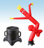 Image of 12' Inflatable Tube Man with Blower - Red Arrow