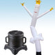 12' Inflatable Tube Man with Blower - White Arrow