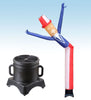 Image of 12' Inflatable Tube Man with Blower - Uncle Sam