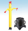 Image of 12' Inflatable Tube Man with Blower - Standard Yellow