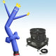 18' Inflatable Tube Man with Blower - Blue Arrow