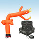 18' Inflatable Tube Man with Blower - Orange Arrow
