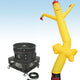 18' Inflatable Tube Man with Blower - Yellow Arrow