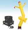 Image of 18' Inflatable Tube Man with Blower - Yellow Arrow