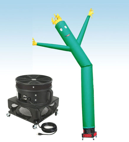 18' Fly Guy Inflatable Tube Man Standard Green
