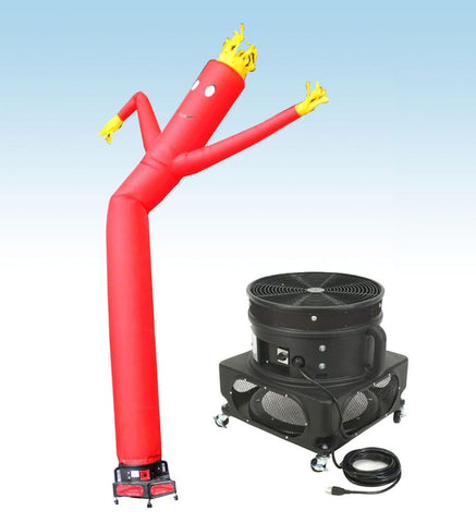 18' Fly Guy Inflatable Tube Man - Standard Red