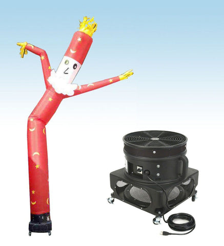 18' Inflatable Tube Man with Blower - Santa Claus 2