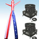 18' Inflatable Tube Man with Blower - US Flag 2 Leg